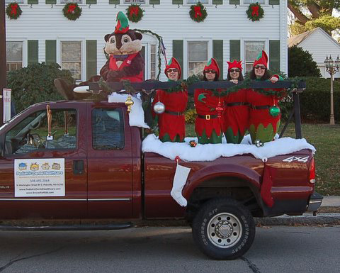 Buddy Beaver sighting in North Attleboro parade!