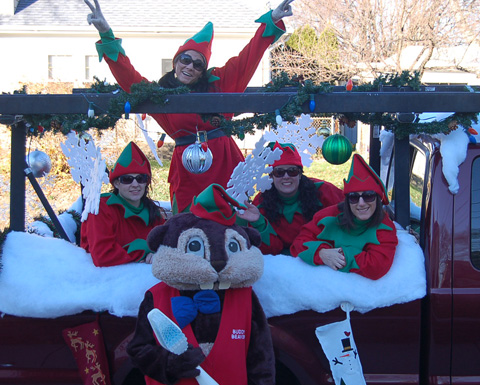 Buddy Beaver sighting in North Attleboro parade!