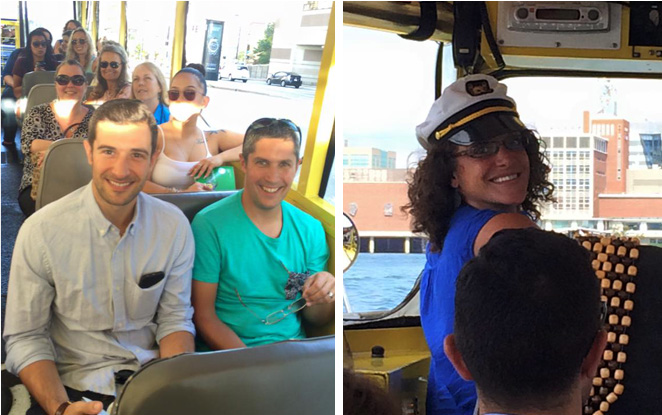 Pediatric Dental Healthcare takes over the Boston Duck tour & Dinner at Maggiano's for a team building day